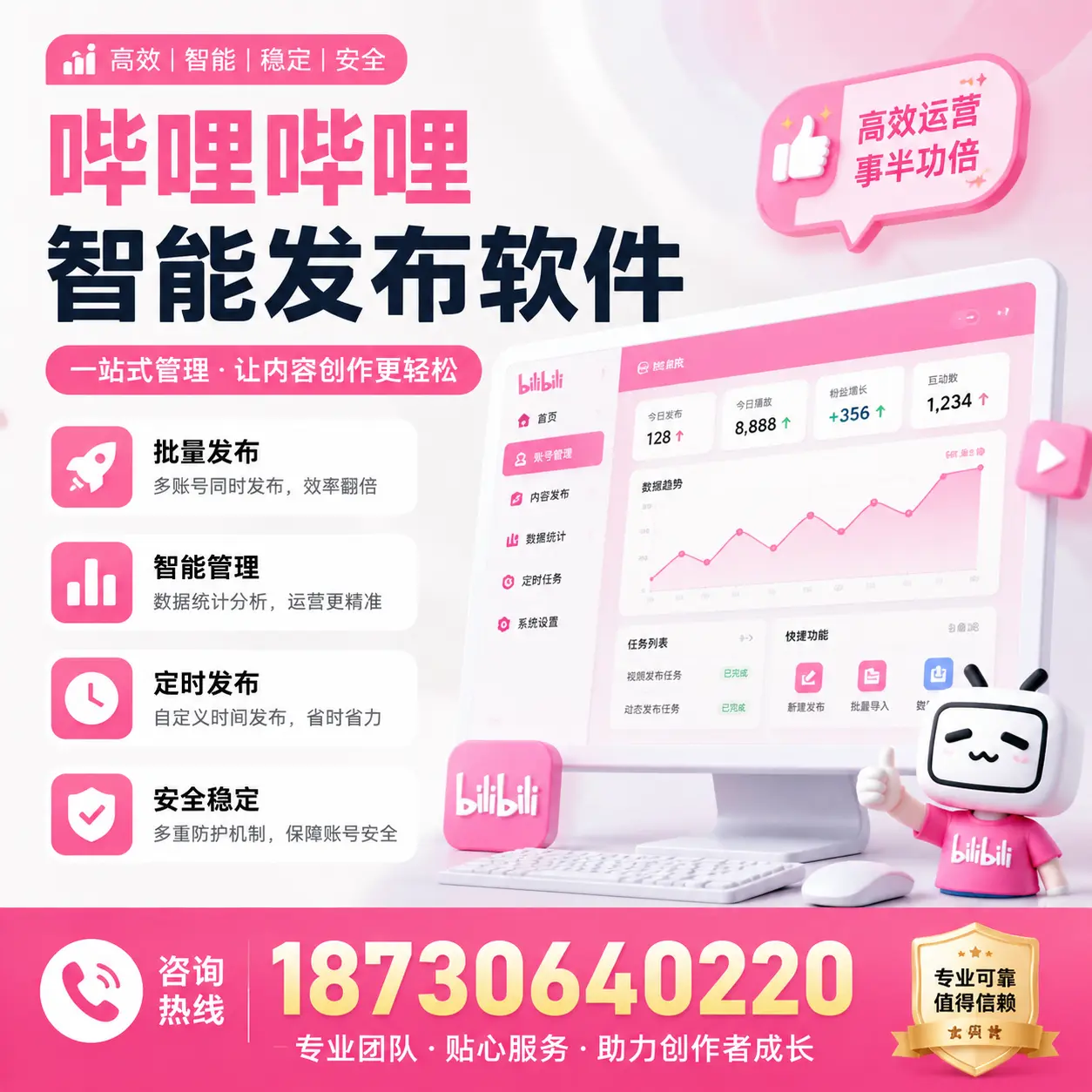 如何评估哔哩哔哩智能发布软件的ROI？黄南 企业必读